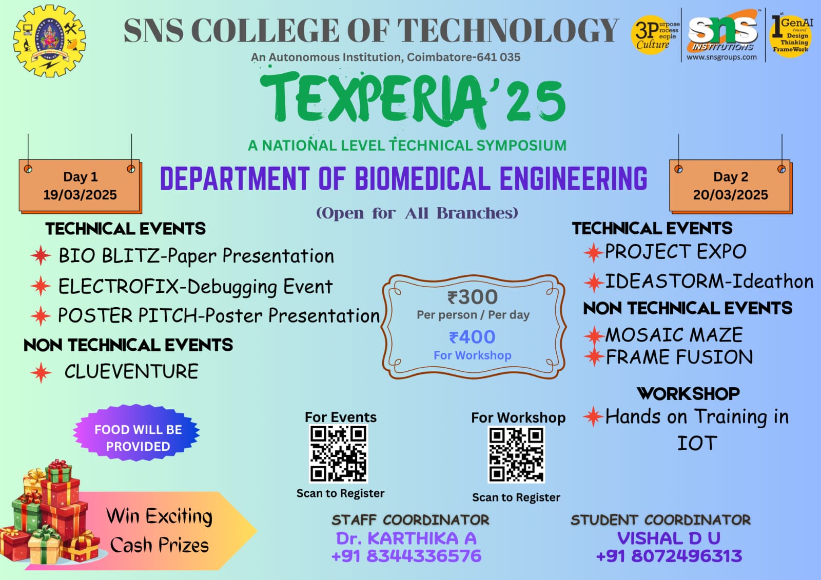 TEXPERIA'25 Biomedical